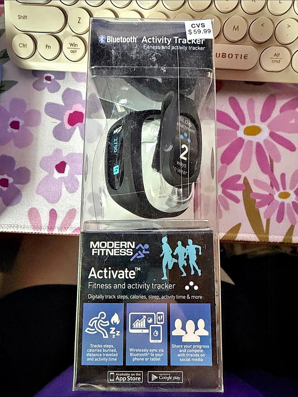 Modern Fitness Activate Bluetooth Activity Tracker NWT